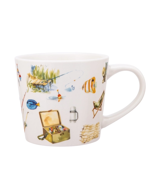 Zdjęcie: Kubek stożek 400 ml dekoracja wędkarz ALTOM DESIGN