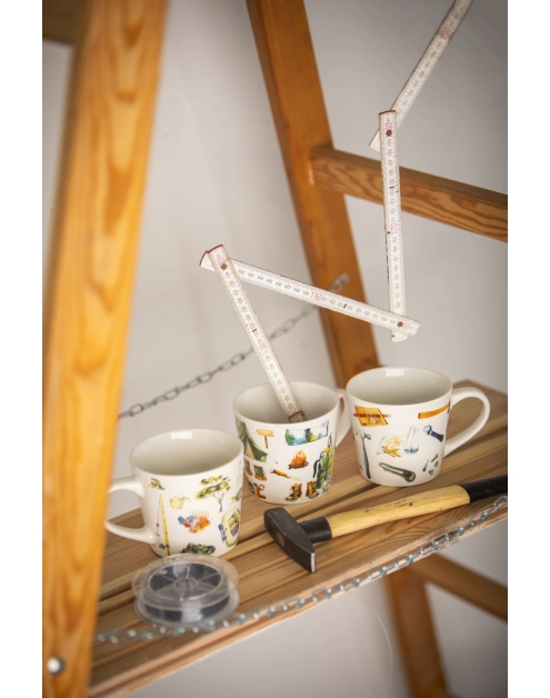 Zdjęcie: Kubek stożek 400 ml dekoracja wędkarz ALTOM DESIGN