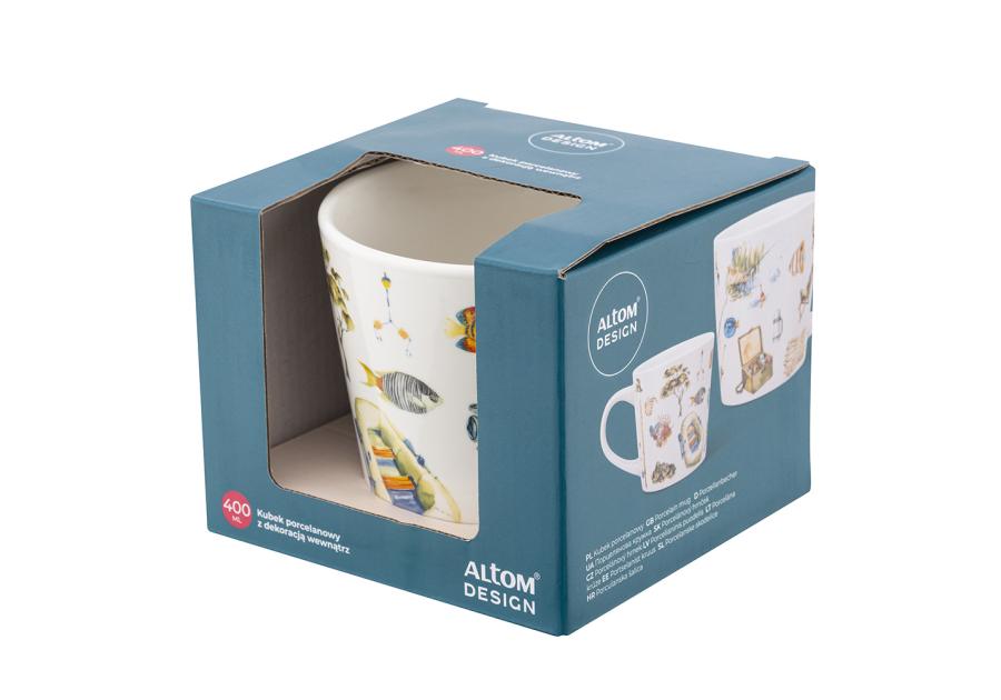Zdjęcie: Kubek stożek 400 ml dekoracja wędkarz ALTOM DESIGN