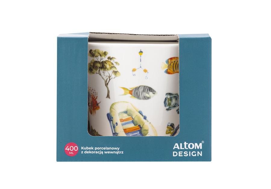 Zdjęcie: Kubek stożek 400 ml dekoracja wędkarz ALTOM DESIGN