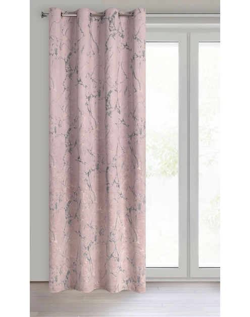Zdjęcie: Zasłona gotowa Wera 140 x 250 cm różowy EUROFIRANY