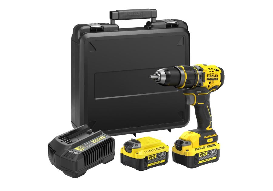 Zdjęcie: Wkrętarka udarowa 20V BL 13 mm HDD 2x4.0 Ah STANLEY FATMAX