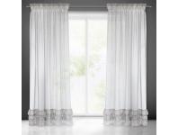 Zdjęcie: Firana gotowa Raja na taśmie 140x270 cm szary EUROFIRANY