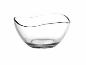 Salaterka szklana falowana średnica 14 cm ALTOM DESIGN