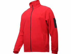 Bluza polarowa czerwona, XL, CE, LAHTI PRO