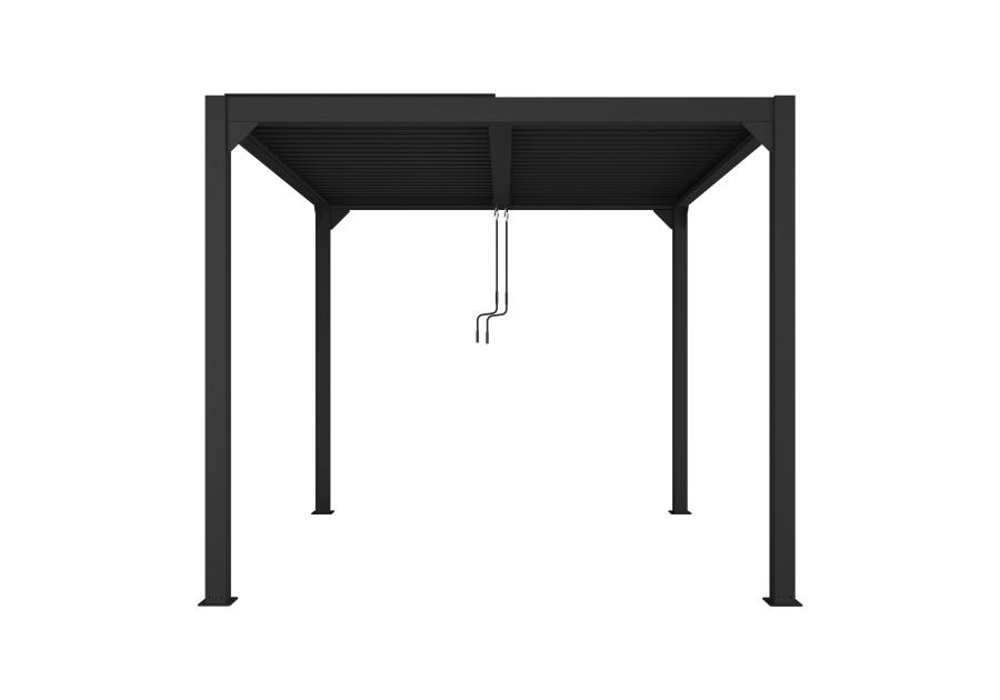 Zdjęcie: Pergola aluminiowa Luxe 3 x 3 m czarna MIRPOL