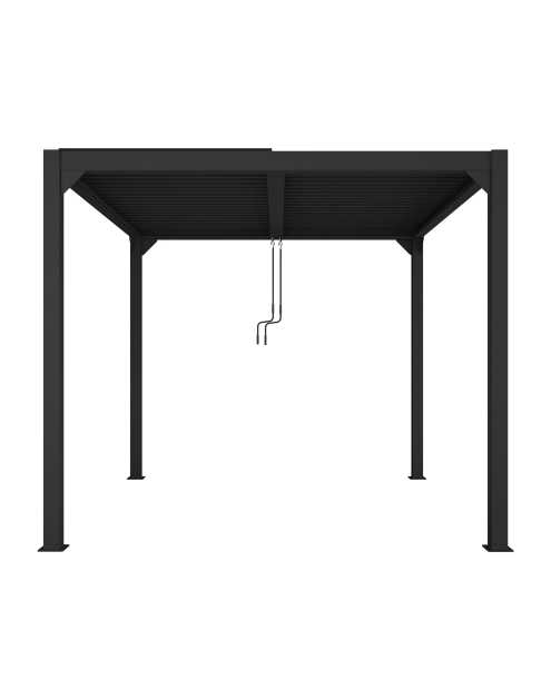 Zdjęcie: Pergola aluminiowa Luxe 3 x 3 m czarna MIRPOL