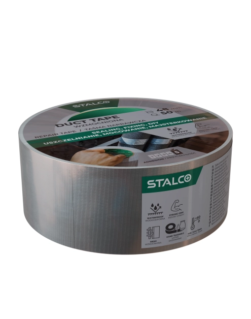 Zdjęcie: Taśma naprawcza duct tape 48 mm x 50 m STALCO