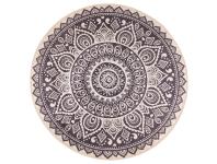Zdjęcie: Dywan Print Shine 133 cm koło aztecki czarny MULTI-DECOR
