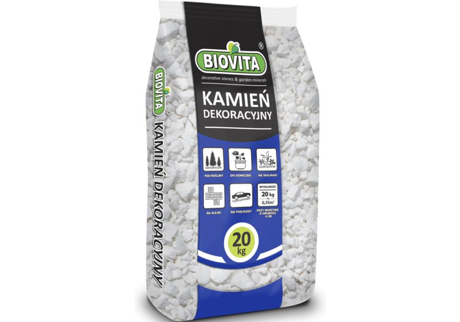 Zdjęcie: Grys Extra White Thassos 16-30mm  20 Kg BIOVITA