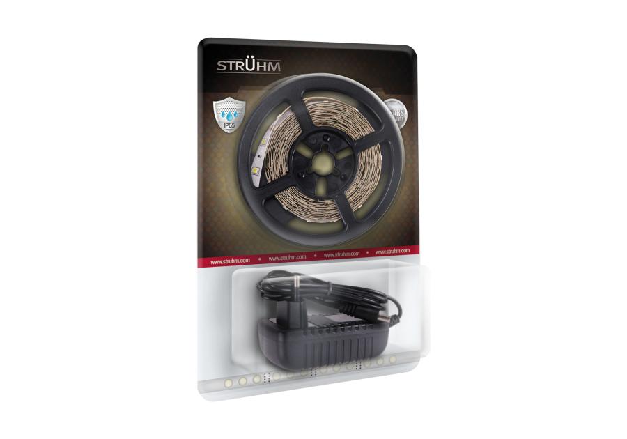 Zdjęcie: Taśma Late Led 3 m 180 WW IP65 barwa ciepłobiała 14,4 W STRUHM