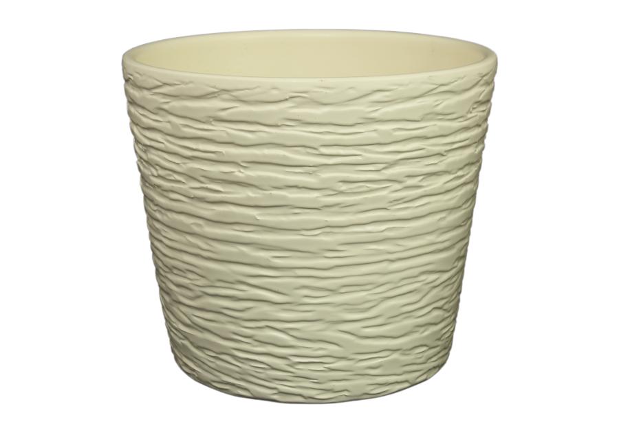 Zdjęcie: Osłonka doniczkowa 815 - 19 cm krem struktura CERMAX