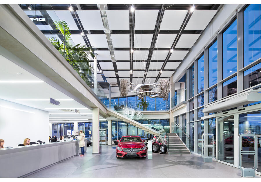 Zdjęcie: Wyspa Eclipse A Kwadrat 1160x1160x40 mm bezramowa wyspa akustyczna ROCKFON