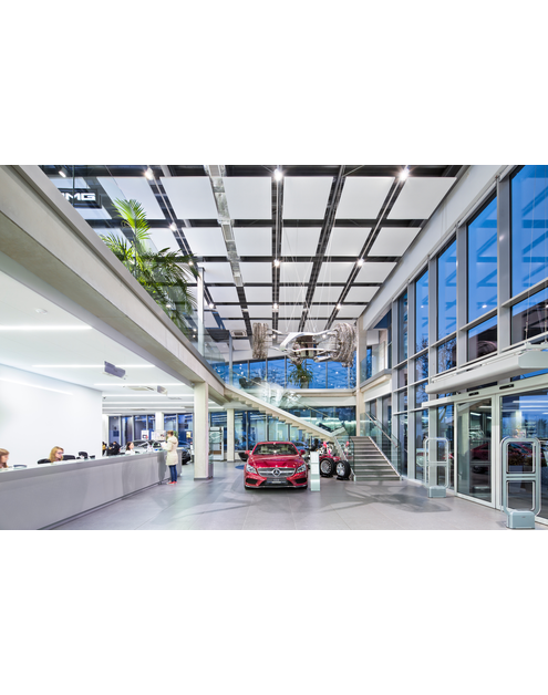 Zdjęcie: Wyspa Eclipse A Kwadrat 1160x1160x40 mm bezramowa wyspa akustyczna ROCKFON