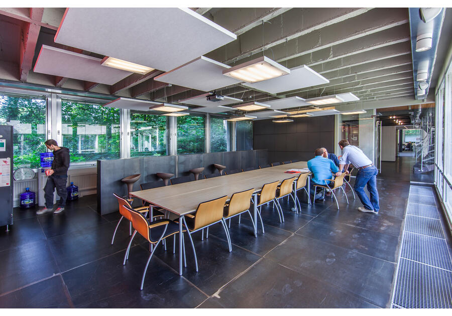 Zdjęcie: Wyspa Eclipse A Kwadrat 1160x1160x40 mm bezramowa wyspa akustyczna ROCKFON