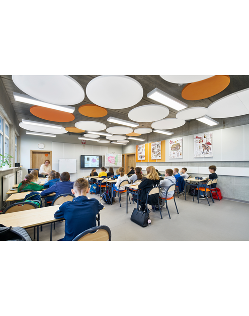 Zdjęcie: Wyspa Eclipse A Kwadrat 1160x1160x40 mm bezramowa wyspa akustyczna ROCKFON