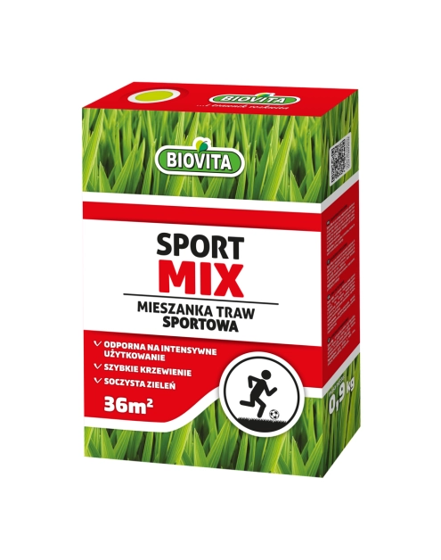 Zdjęcie: Mieszanka nasion traw sportmix 0,9 kg BIOVITA