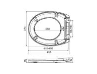 Zdjęcie: Deska sedesowa wolnoopadająca wypinana Oak Craft STINNEA