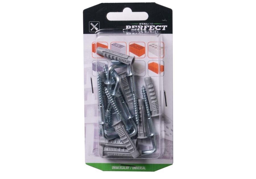 Zdjęcie: Kołek rozporowy uniwersalny z hakiem prostym brxhp-6/4.0x36 - 8 szt STALCO PERFECT