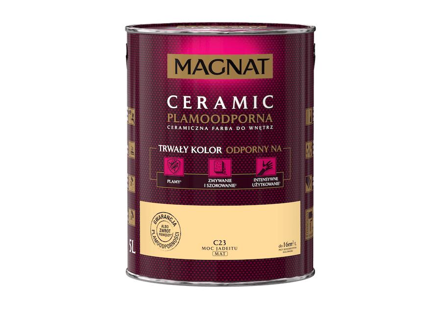 Zdjęcie: Farba ceramiczna 5 L moc jadeitu MAGNAT CERAMIC