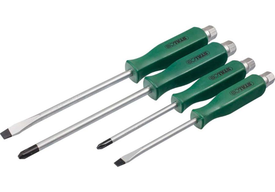 Zdjęcie: Wkrętaki 4 elementy ślusarskie standard s-12454 STALCO