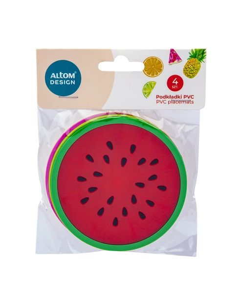 Zdjęcie: Komplet podkładek Tropicana pod kubek średnica 9 cm mix wzorów ALTOM DESIGN