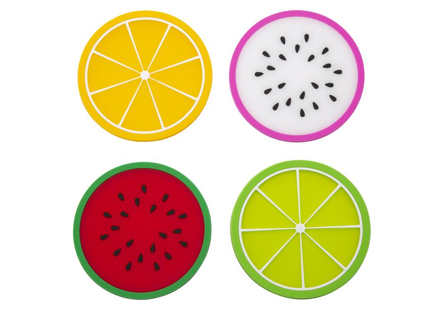 Zdjęcie: Komplet podkładek Tropicana pod kubek średnica 9 cm mix wzorów ALTOM DESIGN