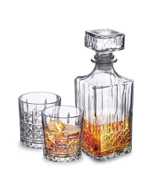 Zdjęcie: Zestaw do whisky Cascade karafka 900 ml + 4 szklanki 330 ml ALTOMDESIGN