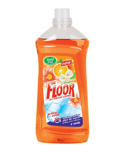 Zdjęcie: Płyn uniwersalny do mycia podłóg, ścian i glazur Orange Blossom 1,5 L FLOOR