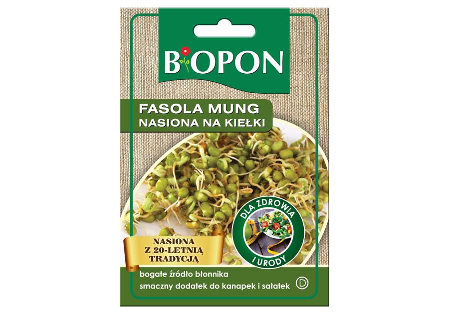 Zdjęcie: Fasola Mung nasiona na kiełki 40 g BIOPON