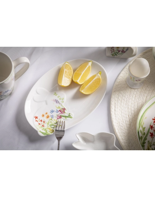 Zdjęcie: Naczynie owalne Przebudzenie natury z zającem 22,5x15x2 cm ALTOM DESIGN