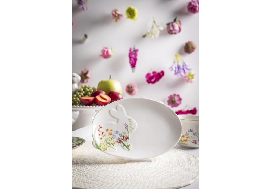 Zdjęcie: Naczynie owalne Przebudzenie natury z zającem 22,5x15x2 cm ALTOM DESIGN