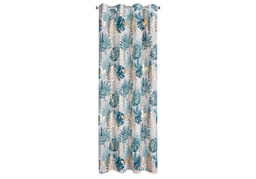 Zdjęcie: Zasłona gotowa Keri 140x250 cm turkusowy EUROFIRANY