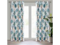 Zdjęcie: Zasłona gotowa Keri 140x250 cm turkusowy EUROFIRANY