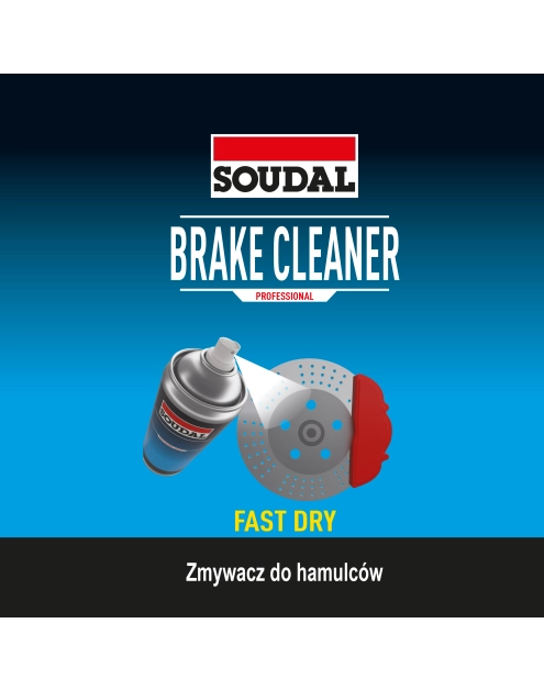 Zdjęcie: Spray czyszczący do układów hamulcowych Brake Cleaner 400 ml SOUDAL