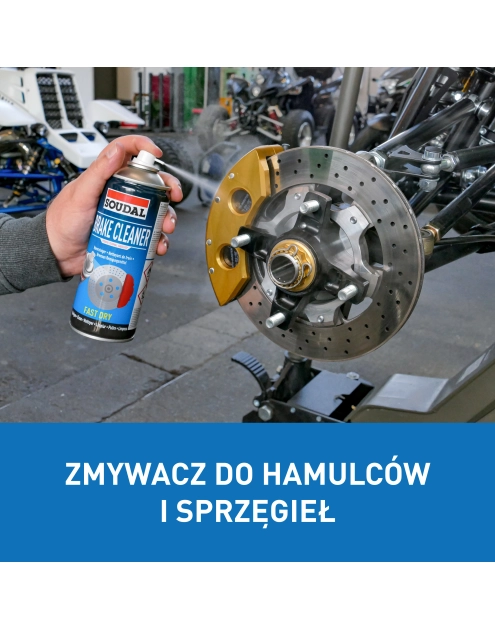 Zdjęcie: Spray czyszczący do układów hamulcowych Brake Cleaner 400 ml SOUDAL