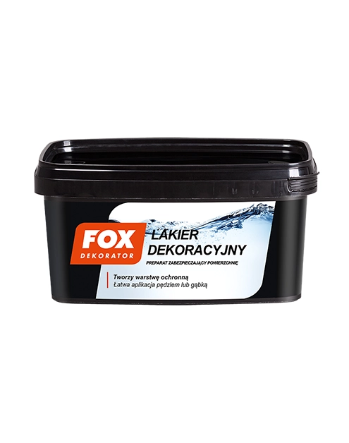 Zdjęcie: Dekoracyjny lakier do ścian Fox transparentny perła 1 L ATLAS