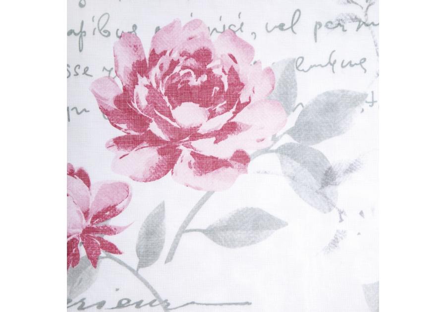Zdjęcie: Firana Kwiat 140x250 cm różowa EUROFIRANY