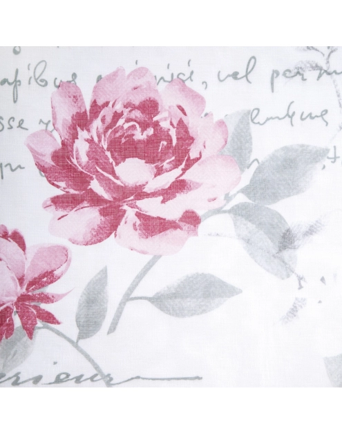 Zdjęcie: Firana Kwiat 140x250 cm różowa EUROFIRANY