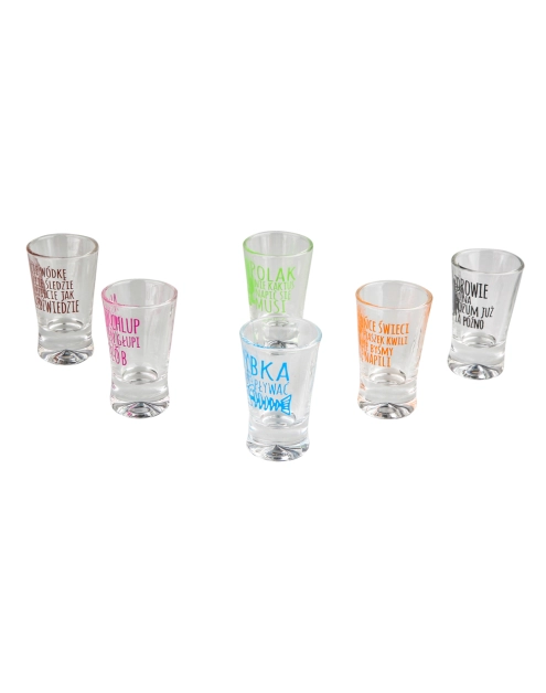 Zdjęcie: Komplet 6 kieliszków wódka Humor zwierzęta 25 ml GLASMARK