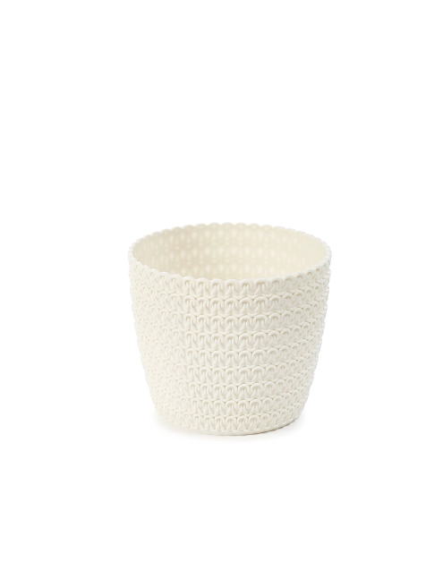 Zdjęcie: Osłonka-doniczka Magnolia 140 mm jersey, kremowy LAMELA