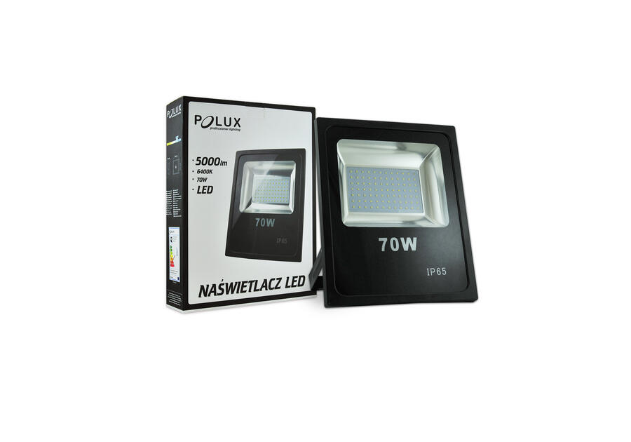 Zdjęcie: Projektor LED 70 W IP66 czarny POLUX