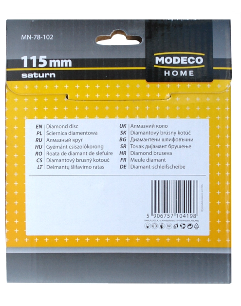 Zdjęcie: Ściernice diamentowe segmentowe Saturn 115 mm RAWLPLUG