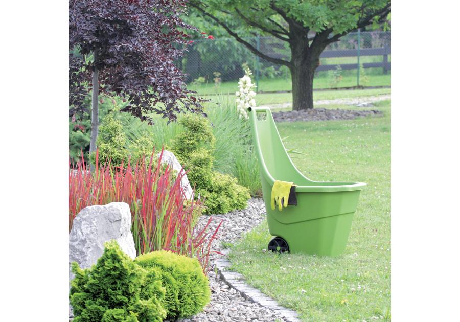 Zdjęcie: Taczka ogrodowa 55 L oliwkowa PROSPERPLAST