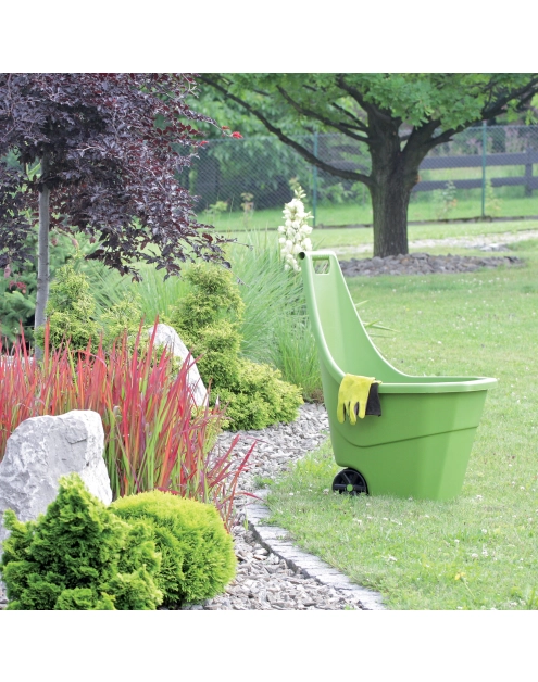 Zdjęcie: Taczka ogrodowa 55 L oliwkowa PROSPERPLAST