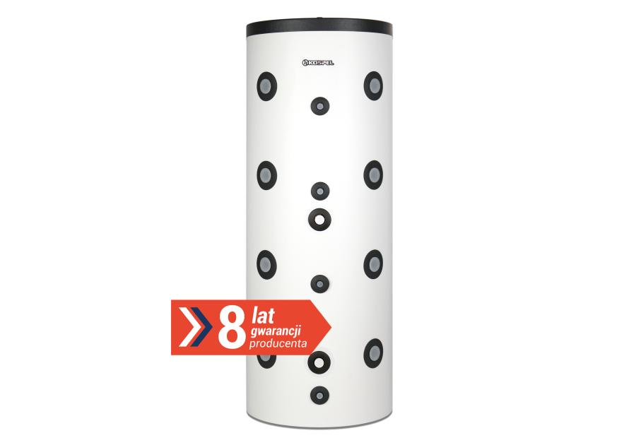 Zdjęcie: Zbiornik buforowy z wężownicą, nieemaliowany w izolacji SVW-400.1 KOSPEL