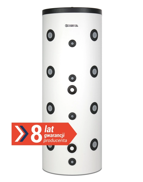 Zdjęcie: Zbiornik buforowy z wężownicą, nieemaliowany w izolacji SVW-400.1 KOSPEL
