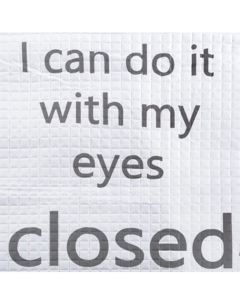 Zdjęcie: Narzuta Raisa 220x240 cm biało-czarna EUROFIRANY