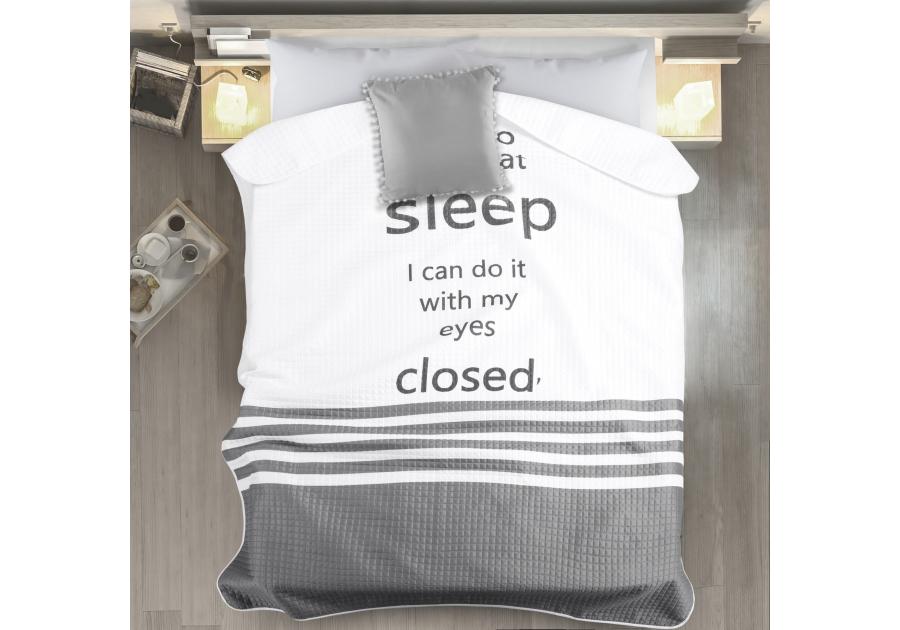 Zdjęcie: Narzuta Raisa 220x240 cm biało-czarna EUROFIRANY