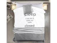 Zdjęcie: Narzuta Raisa 220x240 cm biało-czarna EUROFIRANY